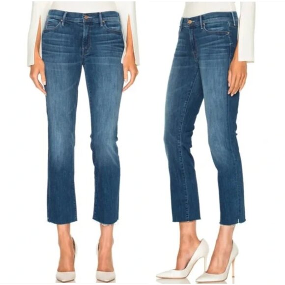 MOTHER The Rascal Ankle Snippet Jeans in Sweeter The Juice Wash - Picture 1 of 12